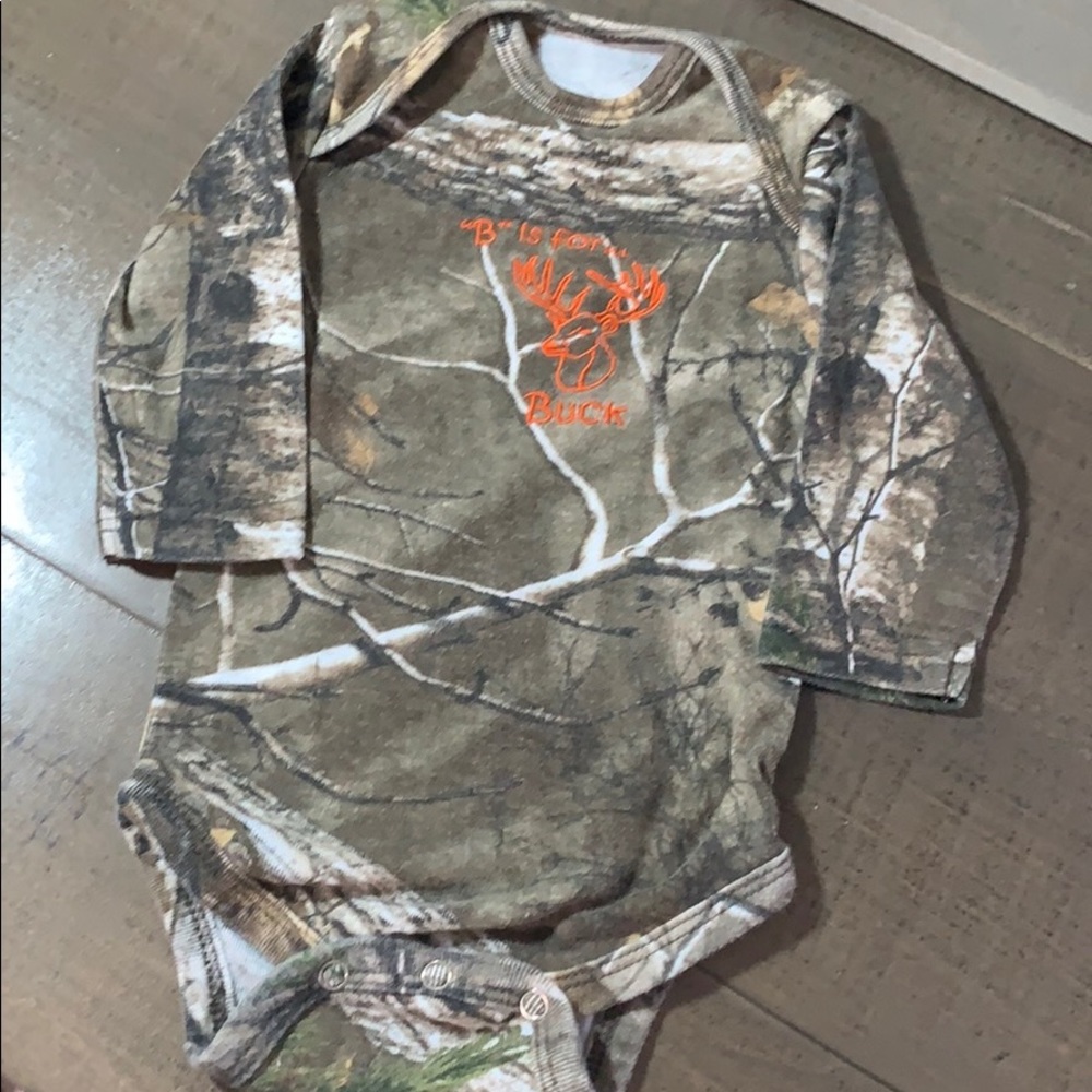 Realtree camo onesie